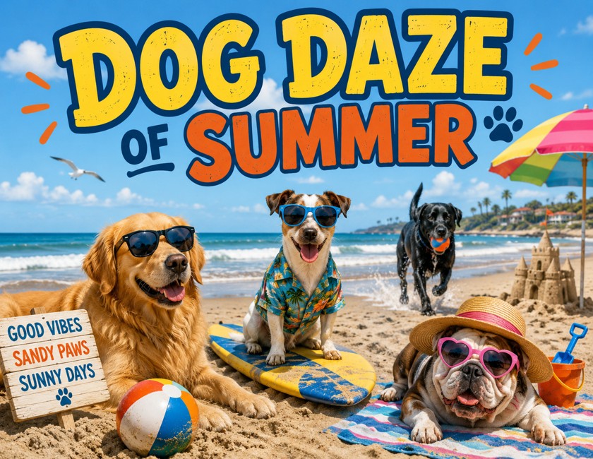 Dog Daze Centerpiece Insert preview