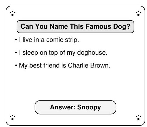Name the Famous Dog card preview