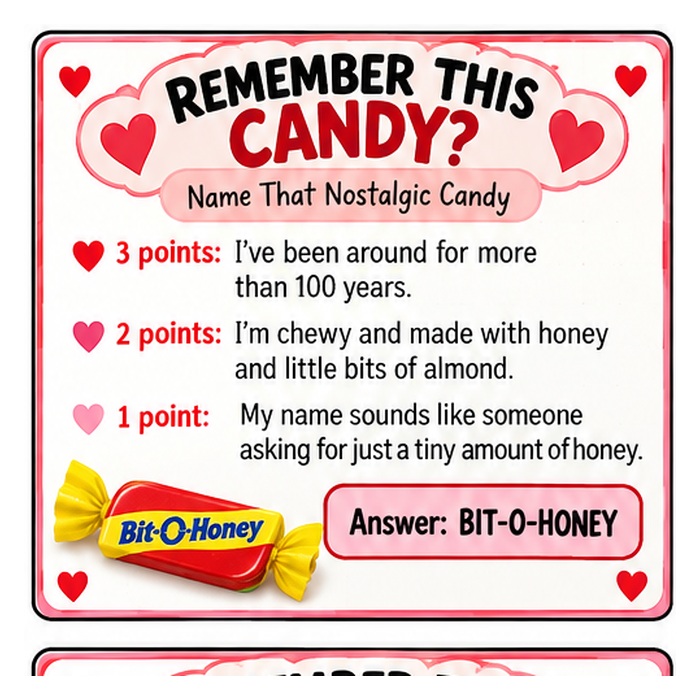 Remember This Candy clue card preview