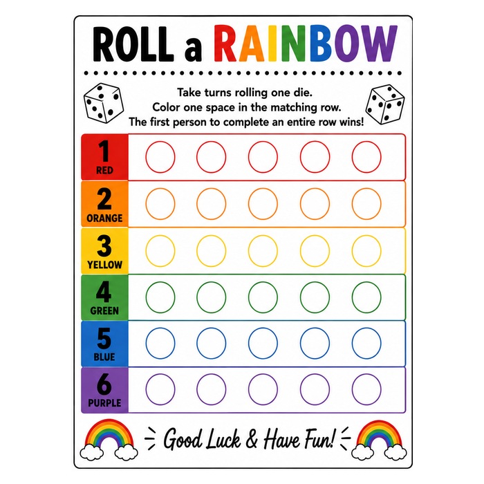Roll a Rainbow preview
