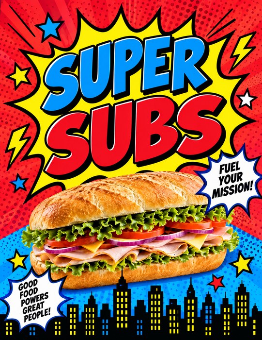 Super Subs sign preview